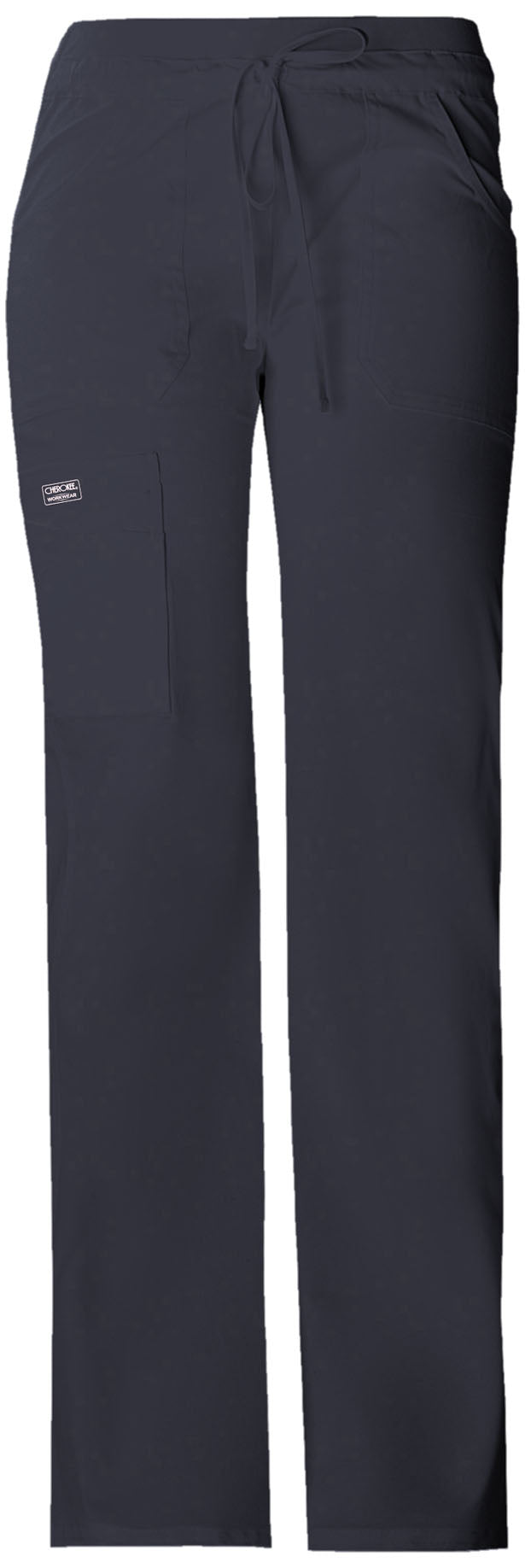 Women's Drawstring Cargo Pant - Pewter